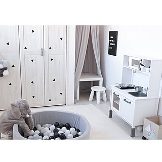 部屋全体/モノトーン/海外インテリア/海外インテリアに憧れて/モノトーンインテリア...などのインテリア実例 - 2019-01-19 21:20:30