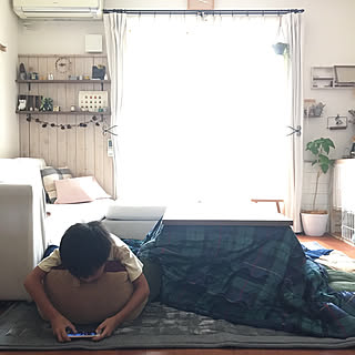 リビング/古いもの/DIY/こたつ/ニトリのコタツ...などのインテリア実例 - 2018-09-10 06:23:54