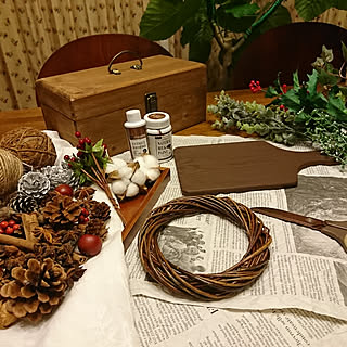 机/クリスマス/キャンドルホルダー/キャンドルスタンド/100均の材料で作る...などのインテリア実例 - 2018-11-11 17:35:50