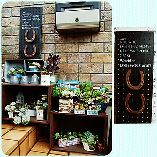 玄関/入り口/賃貸でも楽しく♪/カフェ風インテリアを目指して/フォロー&いいね!ありがとうございます☆/男前もナチュラルも好き...などのインテリア実例 - 2017-10-28 22:03:14