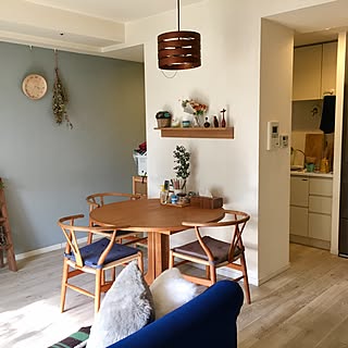 机/北欧/マンション暮らし/壁紙屋本舗/観葉植物...などのインテリア実例 - 2017-03-20 15:47:39