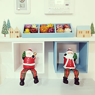 棚/クリスマス/セマカワ/雑貨屋さんみたいなおうち/狭小住宅...などのインテリア実例 - 2018-11-17 23:09:56