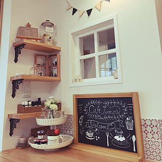 リビング/カフェ風/ナチュラル/LIXIL/フェイクグリーン...などのインテリア実例 - 2018-07-07 14:44:38