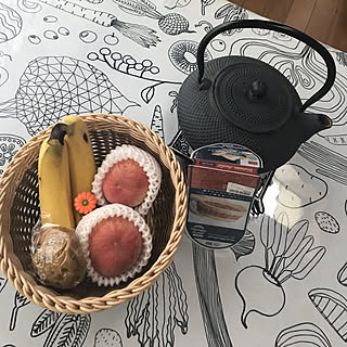 机/南部鉄瓶/便利なキッチングッツ/洗えるバスケット バイカラー/電子レンジで使える籠...などのインテリア実例 - 2018-07-07 09:15:19