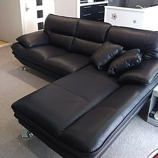 部屋全体/カウチソファー/ホテルライクな暮らし/マンション暮らし/リフォーム...などのインテリア実例 - 2017-09-24 10:33:16