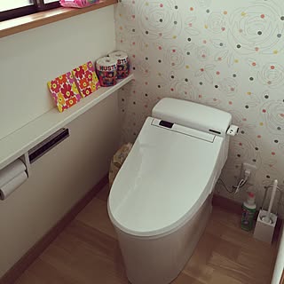 リリカラ壁紙 タカラのトイレのインテリア実例 Roomclip ルームクリップ