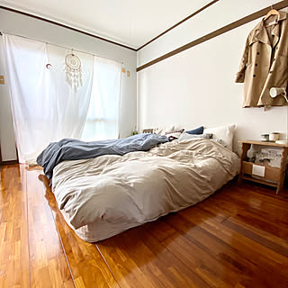 木のぬくもり/ドリームキャッチャー/癒し/塩系インテリア/ベッド周りのインテリア実例 - 2020-01-19 10:58:56