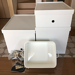 パントリー下段収納/2019.11.7☀️/無印良品週間/ヨーキー&マルチ大好き☆/もっとオシャレにしたい♡...などのインテリア実例 - 2019-11-07 10:06:11