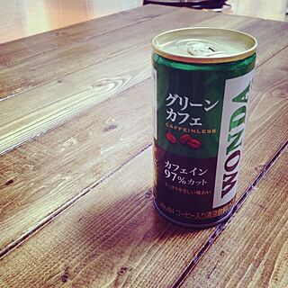 机/天板DIY/缶コーヒーのインテリア実例 - 2013-12-18 20:51:05