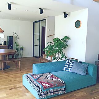 リビング/エバーフレッシュ/ソファ/ダイニングテーブル/ベンチのインテリア実例 - 2016-06-30 23:17:43