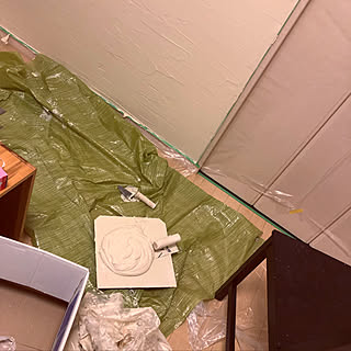 壁/天井/漆喰塗りました/セルフリノベーション中/Instagram→2nikoniko/LIMIA→niko...などのインテリア実例 - 2018-11-25 18:37:31