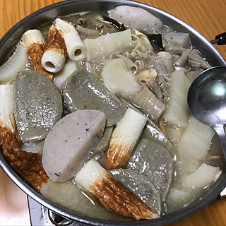 キッチン/おでん煮込み中/おでん/仮住まいちぅ/いいね!ありがとうございます♪/建て替え中~☆...などのインテリア実例 - 2018-12-06 23:27:29