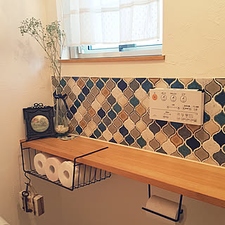 バス/トイレ/10000人の暮らし/トイレットペーパーの収納/いいね！ありがとうございます♪/フォローすごく嬉しいです♡...などのインテリア実例 - 2018-01-29 15:46:47