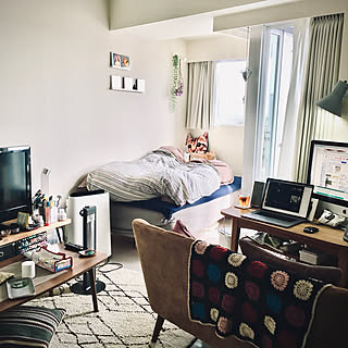 一人暮らし Cdジャケットのおしゃれなアレンジ 飾り方のインテリア実例 Roomclip ルームクリップ