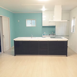 キッチン ティファニーブルーのインテリア実例 Roomclip ルームクリップ