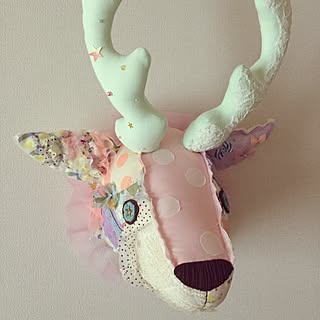 ハンドメイド 鹿の頭のインテリア実例 Roomclip ルームクリップ