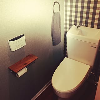 ギンガムチェック グレーの壁紙のおしゃれなインテリア 部屋 家具の実例 Roomclip ルームクリップ