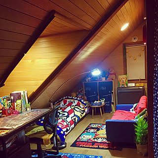 ディズニー 屋根裏部屋のおしゃれなインテリアコーディネート レイアウトの実例 Roomclip ルームクリップ