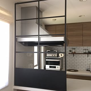 キッチン/溶接DIY/パーテーションDIY/DIY/ペニンシュラキッチン...などのインテリア実例 - 2017-06-04 12:21:23