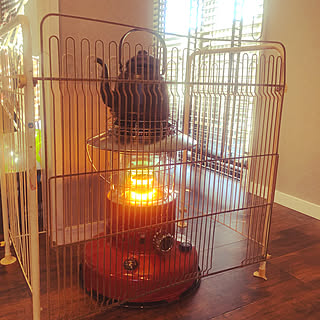 トヨトミレインボー ストーブガードdiyのインテリア 手作りの実例 Roomclip ルームクリップ