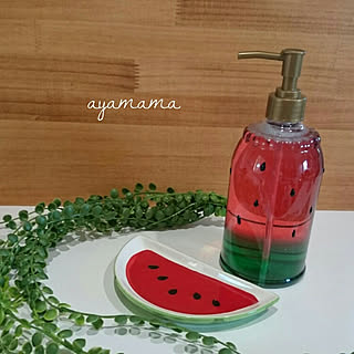 セリア スイカのインテリア実例 Roomclip ルームクリップ