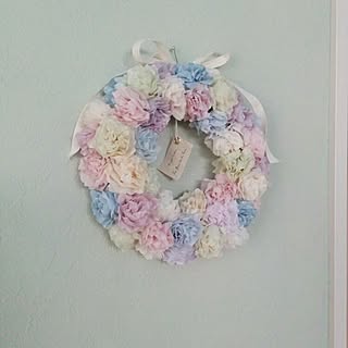 ペーパーナプキン/handmade/コンテスト参加します☆/ベッド周りのインテリア実例 - 2015-06-30 12:22:58