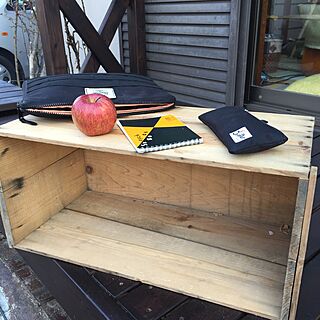 リンゴ箱/木箱/DIY/つくってあそぼのインテリア実例 - 2015-03-14 12:46:21