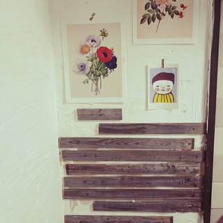 壁/天井/手作り/中古住宅/DIY/ボタニカル...などのインテリア実例 - 2014-06-30 14:32:49