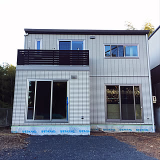 セキスイハイム 外観 新築工事中 のインテリア実例 Roomclip ルームクリップ