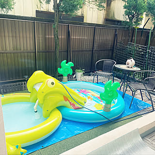 お庭でプールのインテリア実例 Roomclip ルームクリップ