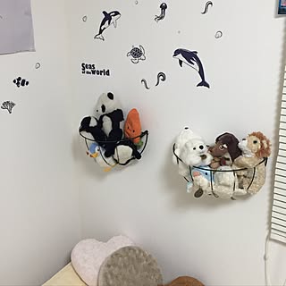 ベッド周り ぬいぐるみのインテリア実例 Roomclip ルームクリップ