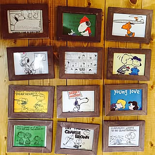 Diy スヌーピー大好きのインテリア 手作りの実例 Roomclip ルームクリップ