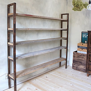 オープンシェルフ たなdiyのインテリア 手作りの実例 Roomclip ルームクリップ