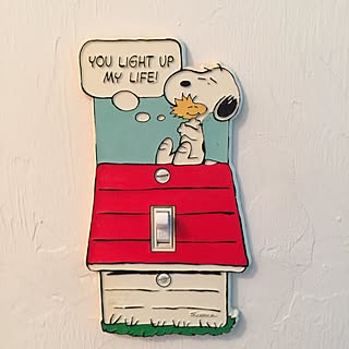 スイッチカバー スヌーピーのインテリア実例 Roomclip ルームクリップ