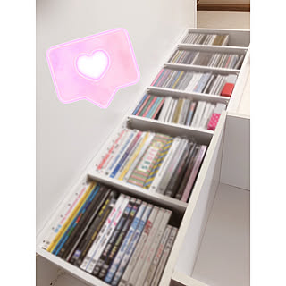 ニトリ CD収納のアイデア・おしゃれなインテリア実例 ｜ RoomClip（ルームクリップ）