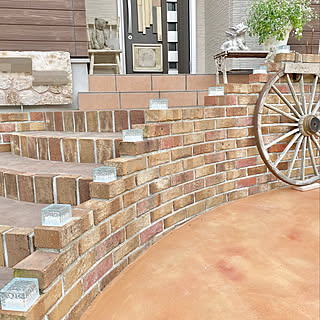 レンガの外構のインテリア実例 Roomclip ルームクリップ