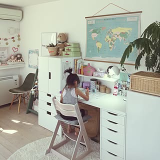 Ikea 子供部屋女の子のおしゃれなインテリアコーディネート レイアウトの実例 Roomclip ルームクリップ