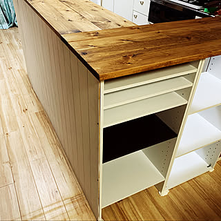 DIY/キッチンカウンターDIY/築40年以上/古い家を好きになるDIY/賃貸...などのインテリア実例 - 2019-12-13 01:19:46