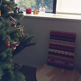 リビング/クリスマス/グリーン増やしたい♪/クリスマスツリー/マリメッコ...などのインテリア実例 - 2014-11-24 11:12:02
