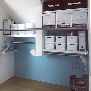 棚/家事室/山善収納部/セリア/プレンティーボックス...などのインテリア実例 - 2017-02-24 11:41:46