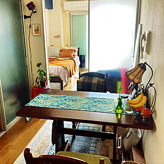 スペイン雑貨のインテリア実例 | RoomClip(ルームクリップ) リアル店舗 マトリョーシカタイプの小物入れ 雑貨収納 貝殻ハワイ雑貨 ホテルライクインテリア 小物入れ