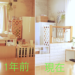 キッチン/DIY/ホワイトインテリア/ナチュラルインテリア/カウンターDIY...などのインテリア実例 - 2018-10-08 12:40:07