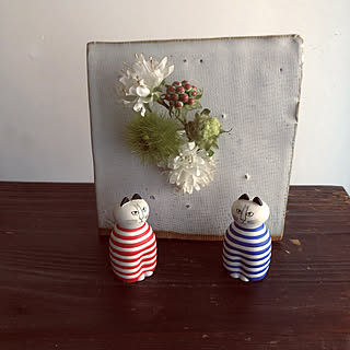 嬉しいお知らせ/陶芸作品/リサラーソンガチャ/玄関/入り口のインテリア実例 - 2019-10-26 12:45:56