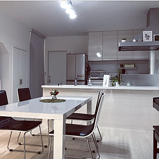 朝リセット完了/モノトーン/ミッテ/TOTOキッチン/ダイニングセット...などのインテリア実例 - 2019-12-20 08:44:27