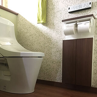 トイレマットは敷かない派のインテリア実例 Roomclip ルームクリップ