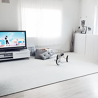 部屋全体/狭いけど諦めない!/リビング/築21年賃貸/東リ タイルカーペット...などのインテリア実例 - 2015-10-15 08:26:23