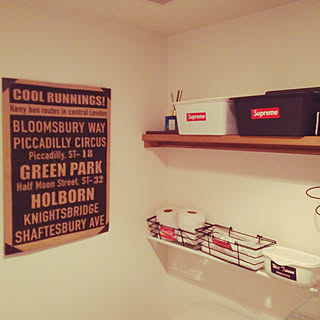 バス/トイレ/100均/一人暮らし/ステッカー/男前...などのインテリア実例 - 2019-10-05 12:08:25