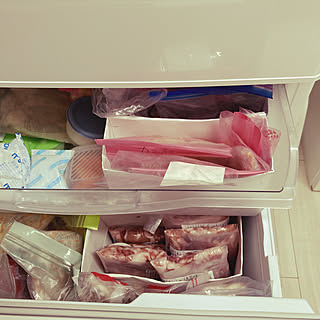 冷凍庫の中 冷凍室収納のインテリア実例 Roomclip ルームクリップ