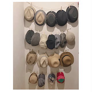 帽子収納のアイデア おしゃれなインテリア実例 Roomclip ルームクリップ