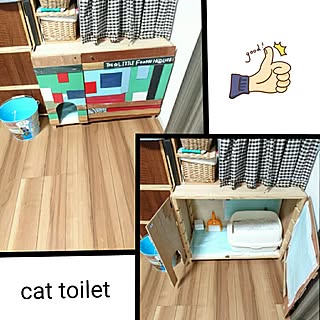 猫トイレのインテリア実例 Roomclip ルームクリップ